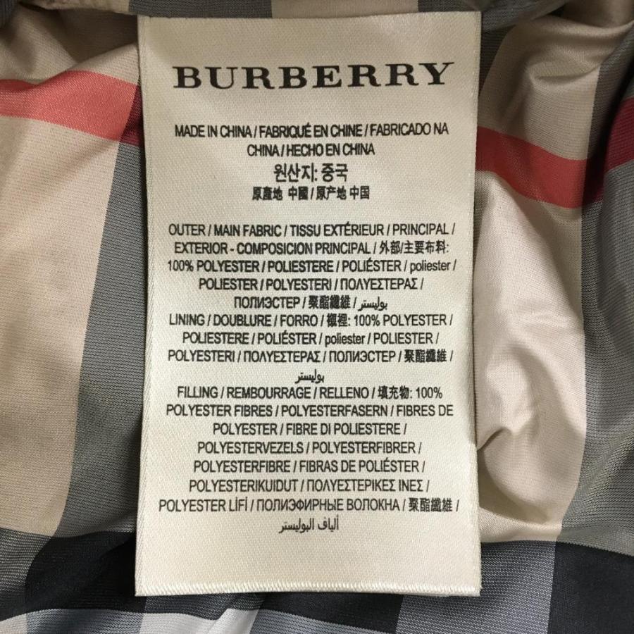 BURBERRY（バーバリー） 【美品】バーバリーブリット 中綿ベスト 黒 金