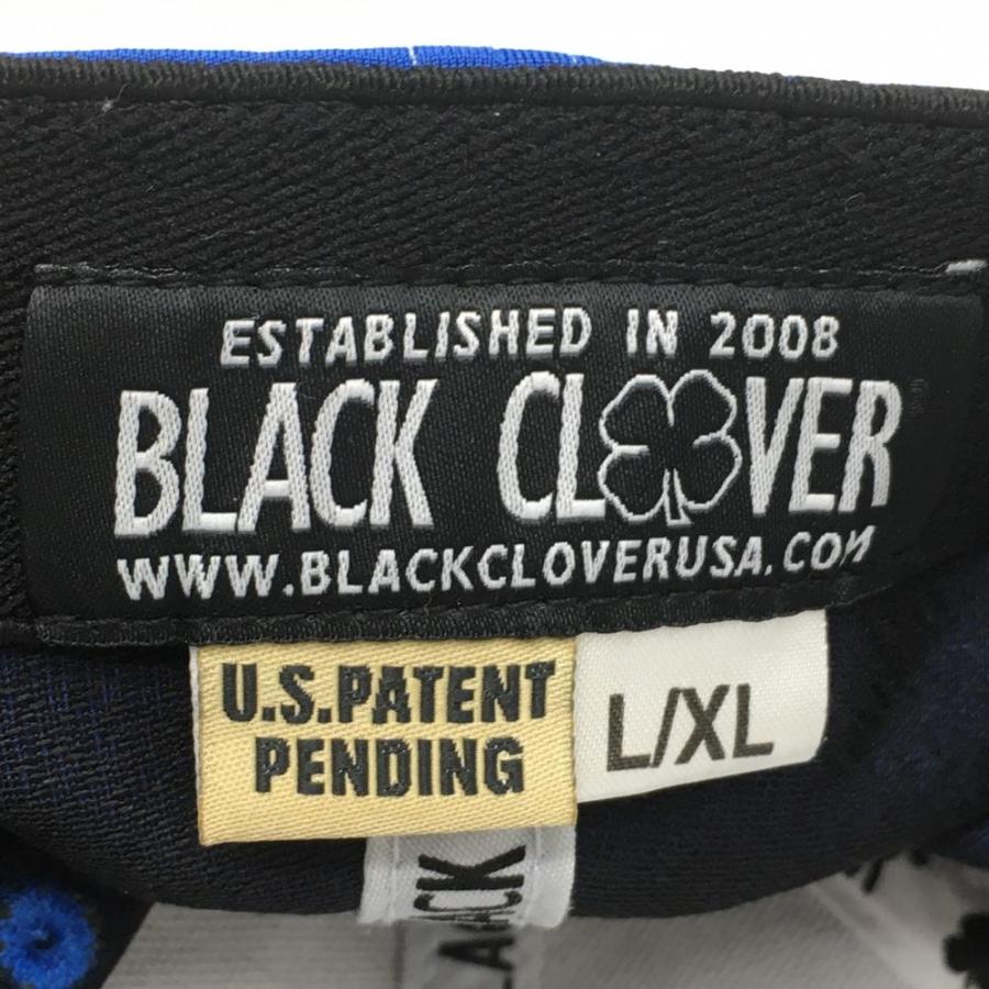 Black Clover（ブラッククローバー） キャップ ブルー×白 クローバー