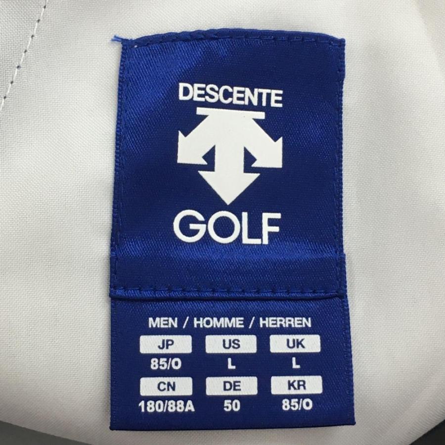 DESCENTE GOLF 【超美品】デサントゴルフ パンツ ネイビー系×白 格子