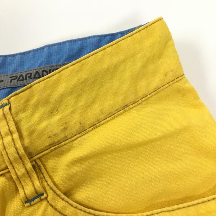 PARADISO パラディーゾ パンツ イエロー シンプル ストレッチ メンズ