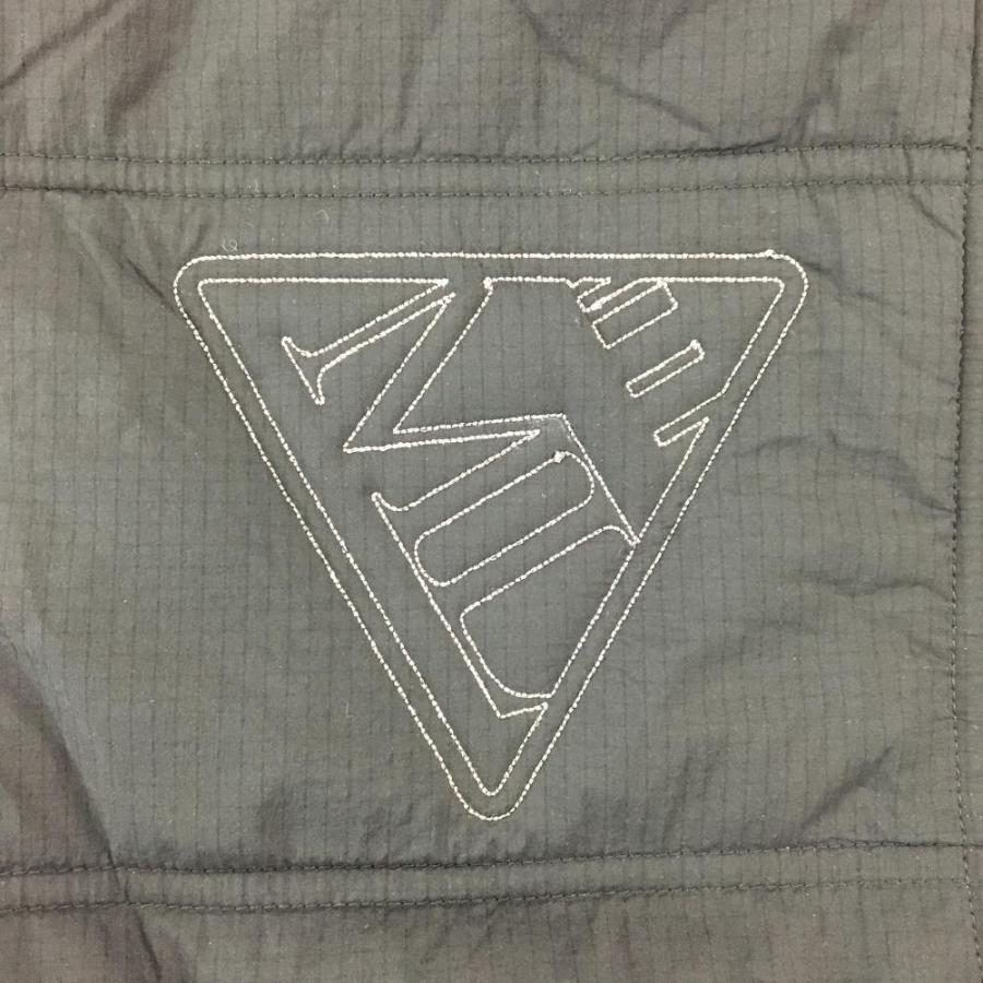 だ*こ様 MARK&LONA ブラック 中綿ブルゾン retock's】ロゴ刺繍 ビッグシルエット 撥水スタンドネックラグラン中綿