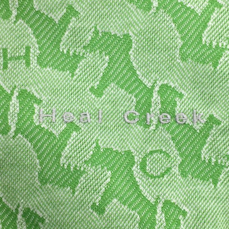 Heal Creek（ヒールクリーク） 半袖ハイネックシャツ グリーン ドッグ