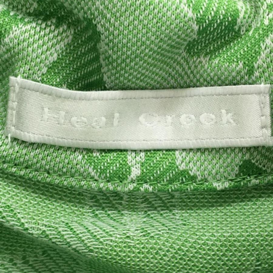 Heal Creek（ヒールクリーク） 半袖ハイネックシャツ グリーン ドッグ