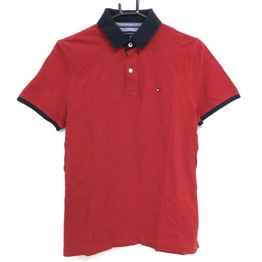 TOMMY HILFIGER（トミー・ヒルフィガー） 半袖ポロシャツ レッド 