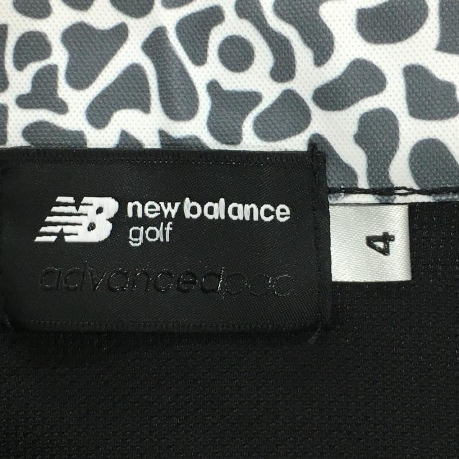New Balance Golf（ニューバランスゴルフ） 半袖ポロシャツ 黒×白 一部