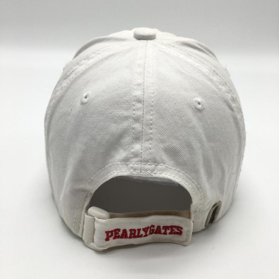 PEARLY GATES パーリーゲイツ×PEANUTS キャップ 白 スヌーピー PEARLY GATES パーリーゲイツ×PEANUTS キャップ 白 スヌーピー