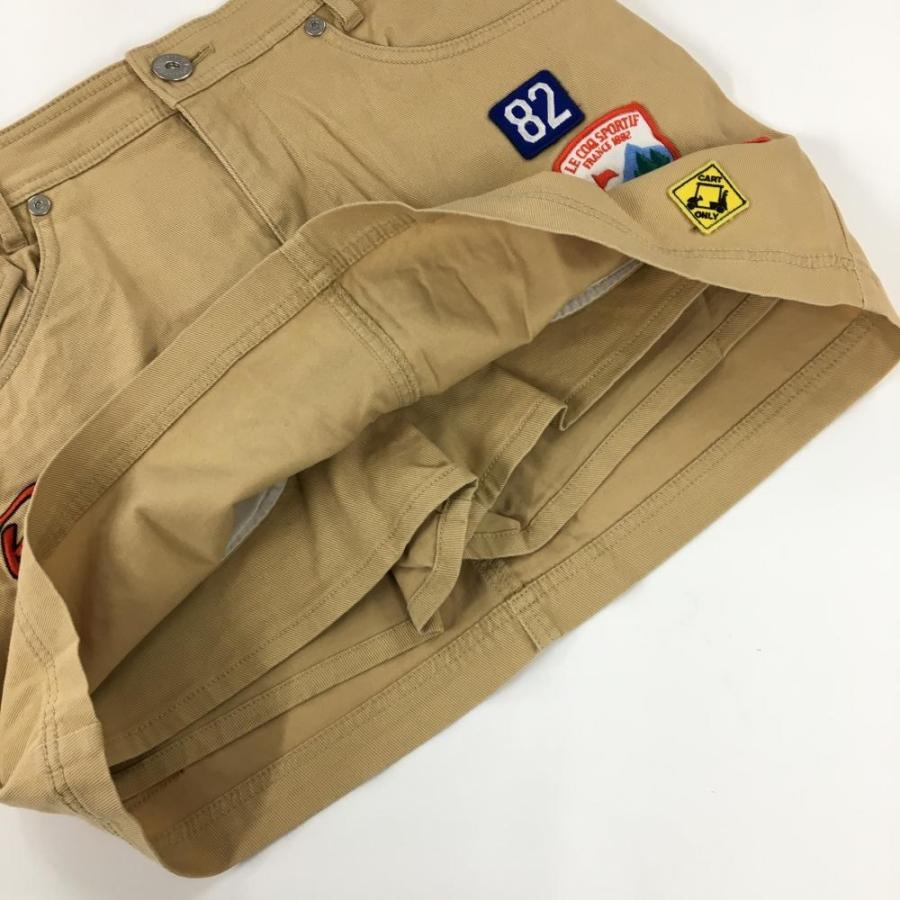 CPG golf パネルスカート　ベージュ　新品未使用　S le coq sportif GOLF（ルコックスポルティフ ゴルフ） 【美品