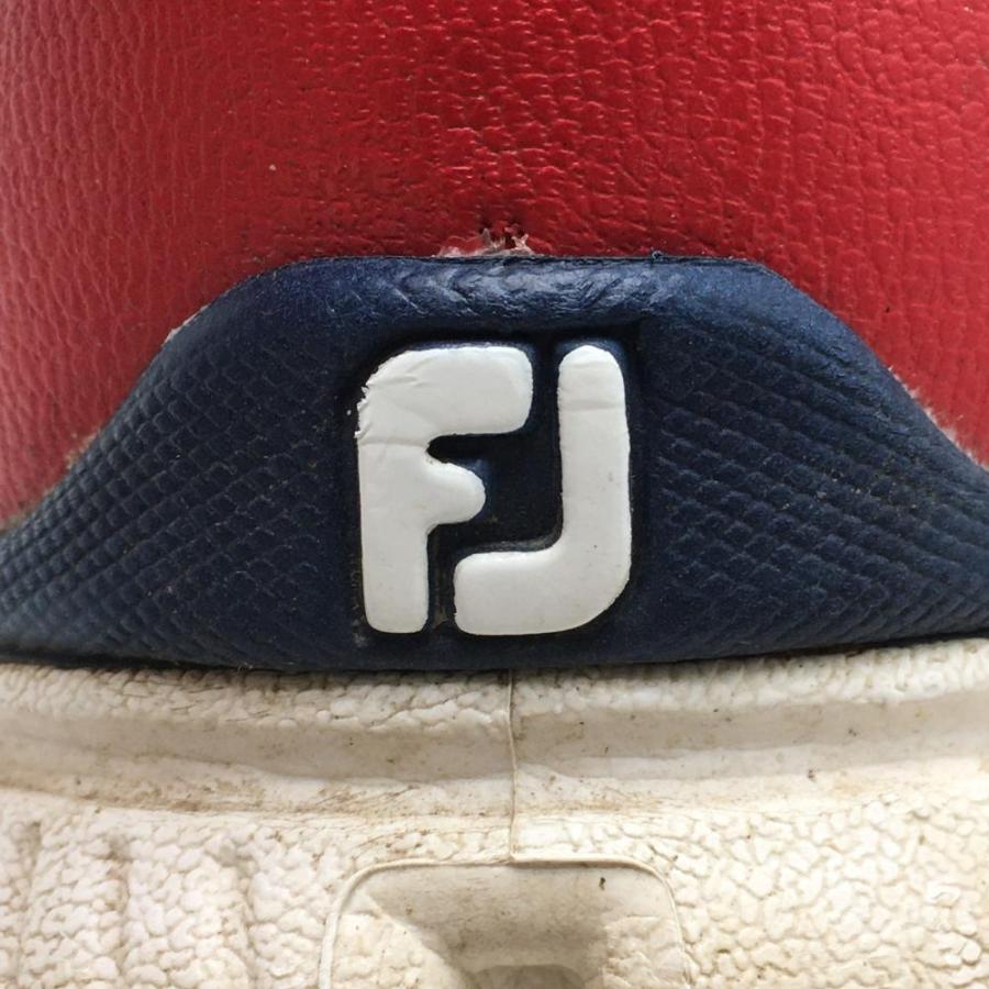 FootJoy（フットジョイ） ゴルフシューズ 白×レッド スパイクレス