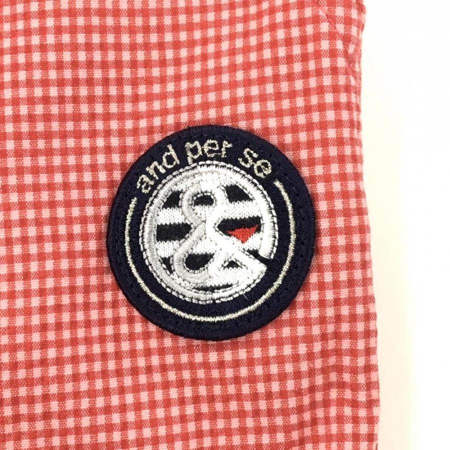 and per se（アンパスィ） 【超美品】アンパスィ パンツ レッド×ピンク