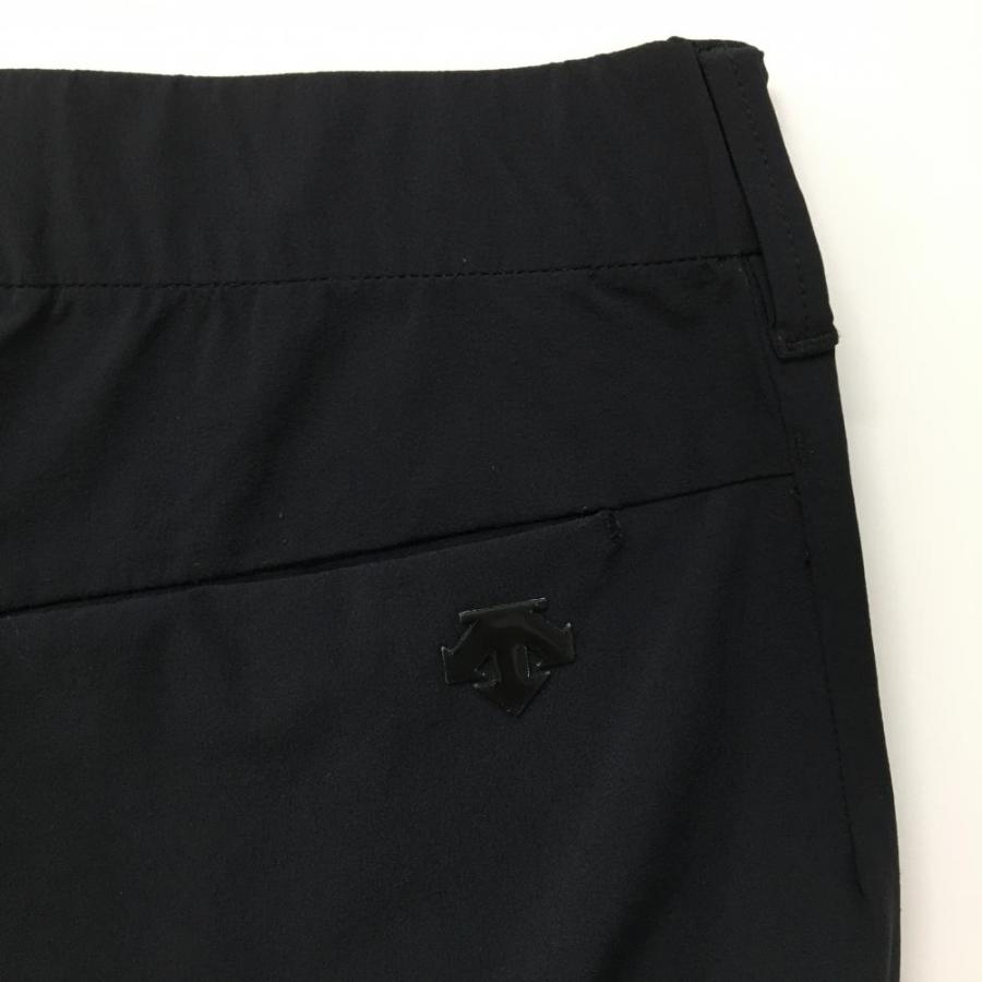 DESCENTE GOLF デサントゴルフ ジョガーパンツ 黒 ストレッチ 立体ロゴ
