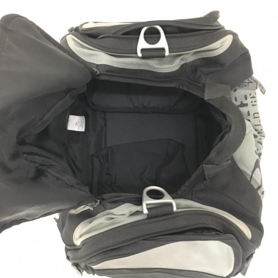 OAKLEY シューズボックス付 ゴルフバッグ オークリー ボストンバッグ OAKLEY オークリー ロッカーバッグ グレー×黒 シューズ収納