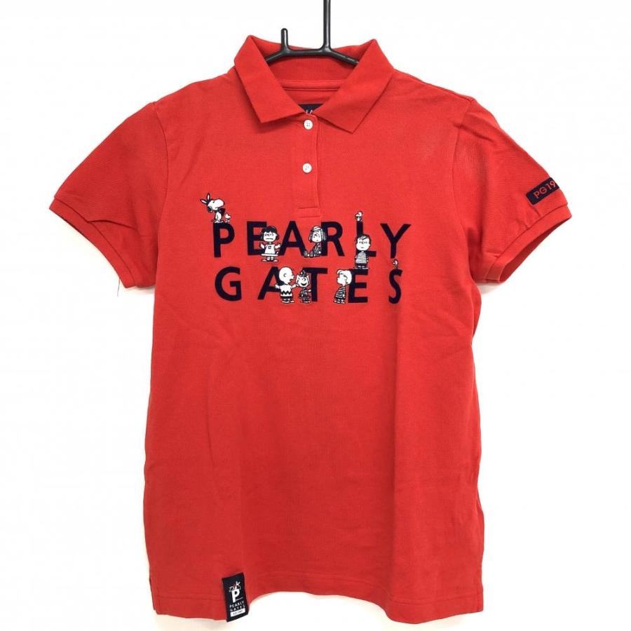PEARLY GATES 【超美品】パーリーゲイツ×PEANUTS 半袖ポロシャツ PEARLY GATES 【超美品】パーリーゲイツ×PEANUTS 半袖ポロシャツ
