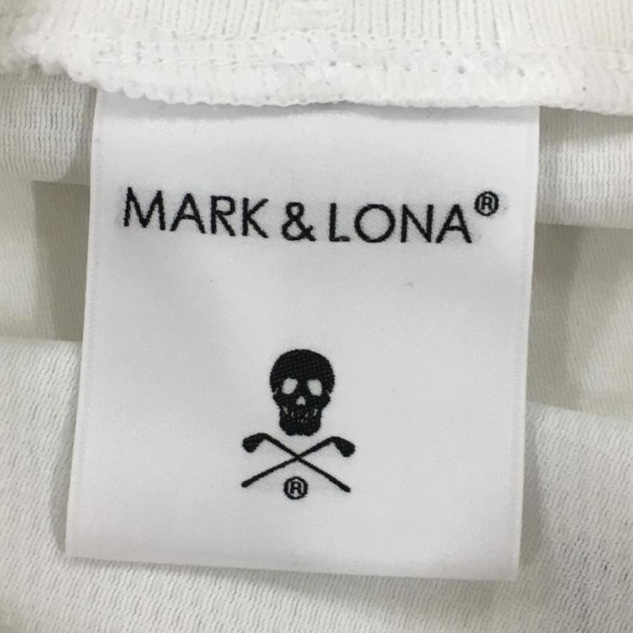 MARK&LONA（マークアンドロナ） 襟付半袖シャツ 白×黒 スカル 木村拓哉