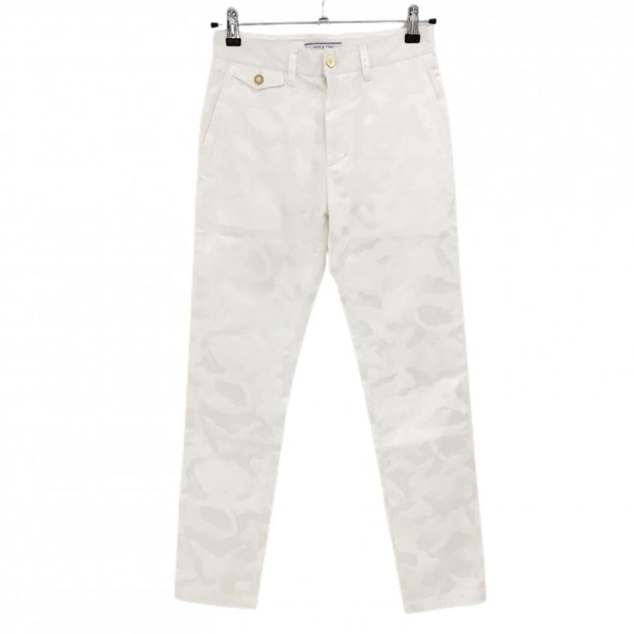MARK AND LONA ホワイトパンツ MARK & LONA ホワイトスリムフィット