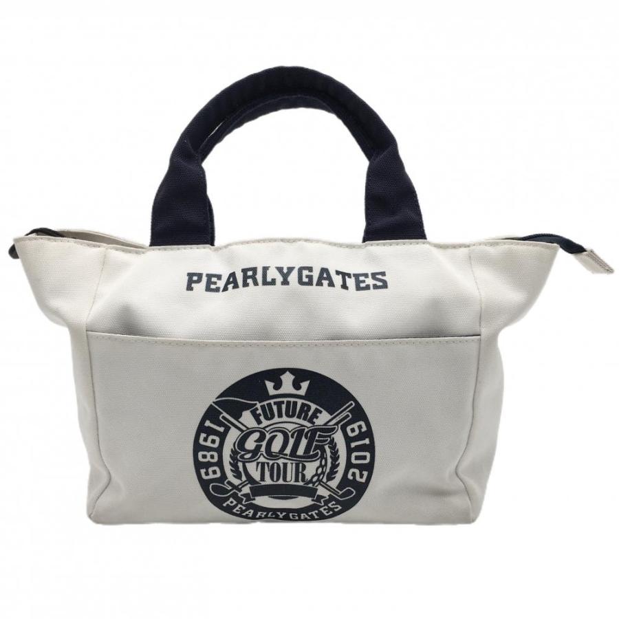 PEARLY GATES パーリーゲイツ カートバッグ 白×ダークネイビー PEARLY GATES パーリーゲイツ カートバッグ 白×ダークネイビー