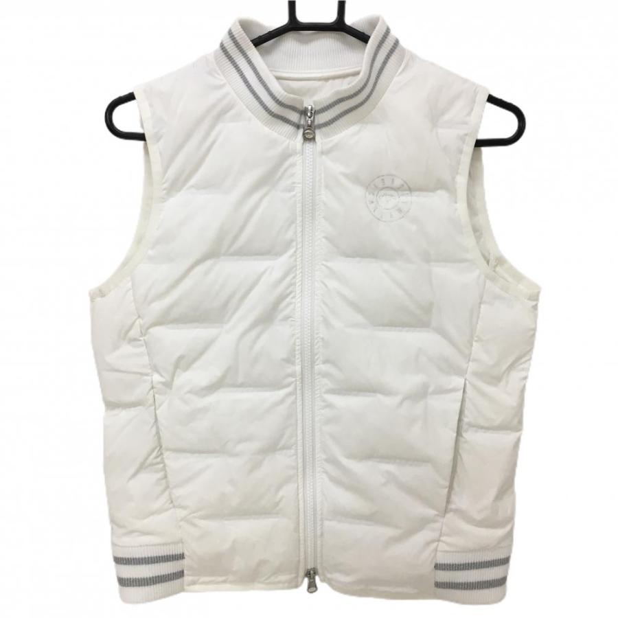 新品 Callaway キャロウェイ ベスト ホワイト Lサイズ ダウンベスト Callaway（キャロウェイ） 【美品】キャロウェイ ダウンベスト 白