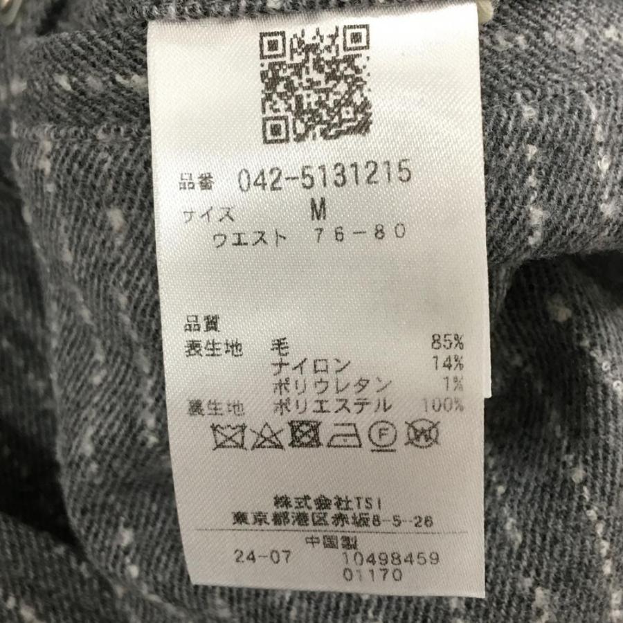 ゴルフ 【超美品】セントアンドリュース パンツ グレー×白 ストライプ