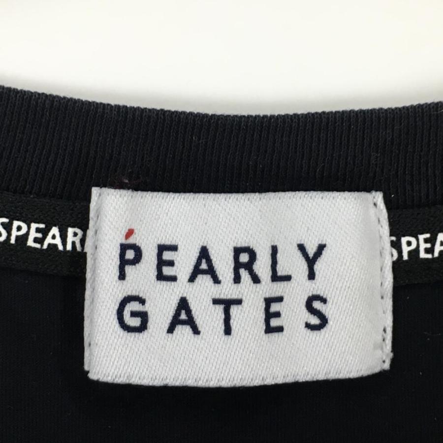 PEARLY GATES（パーリーゲイツ） 半袖Tシャツ ネイビー 袖フライング
