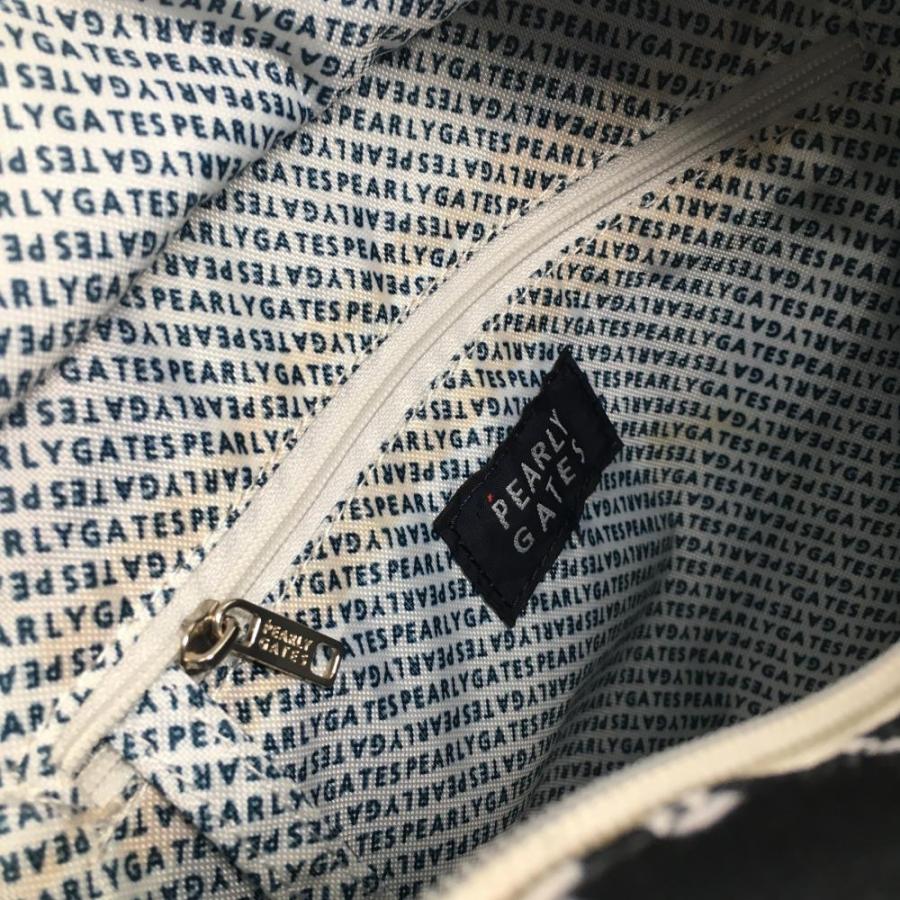 PEARLY GATES パーリーゲイツ カートバッグ 黒×白 ニコちゃん総