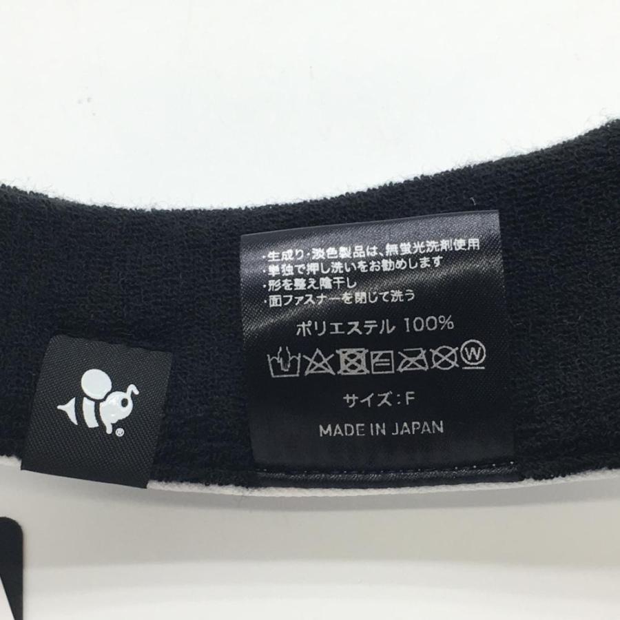新品】ハチヤーズ サンバイザー 白×グレー 総柄 ラバーロゴ F ゴルフ