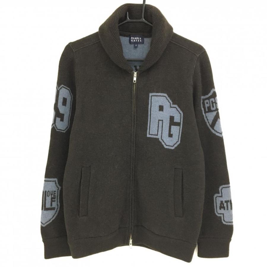 ¥48,400新品正規品【PG/5】パーリーゲイツ ニットブルゾンDiAPLEX パーリーゲイツsize5フルジップジャンパー エアフィール×DIAPLEX