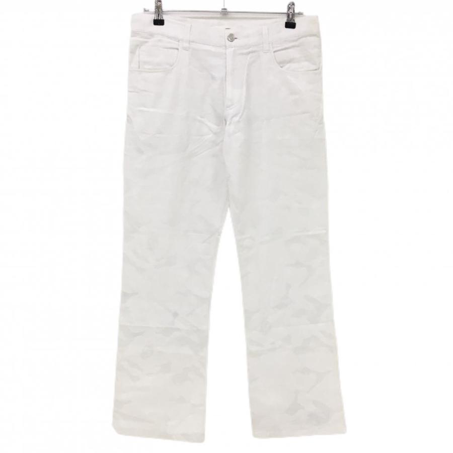 MARK&LONA（マークアンドロナ） パンツ 白 カモフラ スカル 迷彩