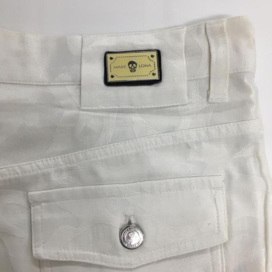 定価39600円【新品】メンズ50 マークアンドロナ スカル カモ柄パンツ白 新品】メンズ50 マークアンドロナ スカル カモ柄パンツ白