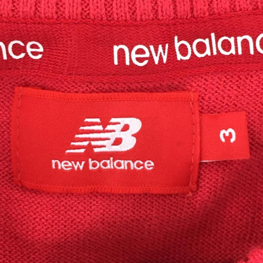 New Balance Golf（ニューバランスゴルフ） セーター レッド×白 ロゴ