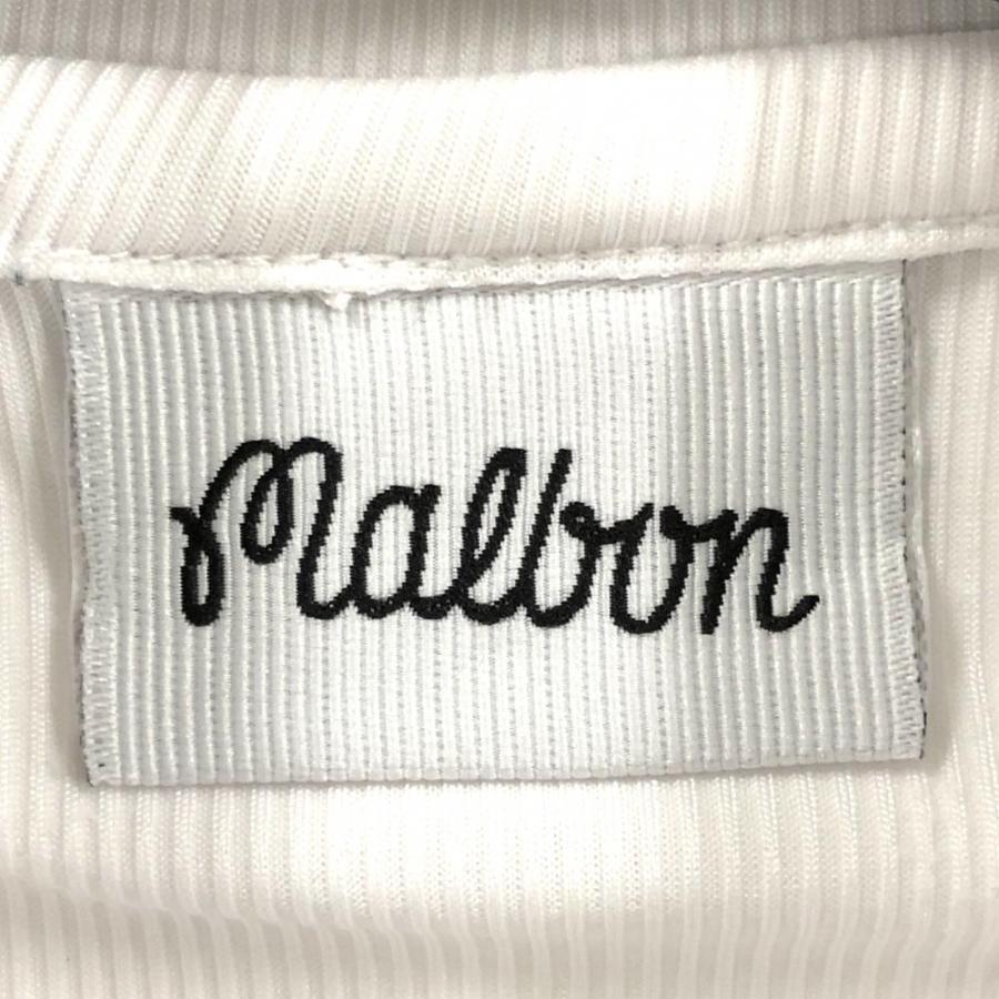 Malbon Golf（マルボンゴルフ） マルボン 長袖ハイネックシャツ 白