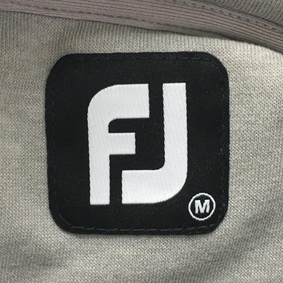 FootJoy（フットジョイ） ジップパーカー 杢グレー シリコンワッペン