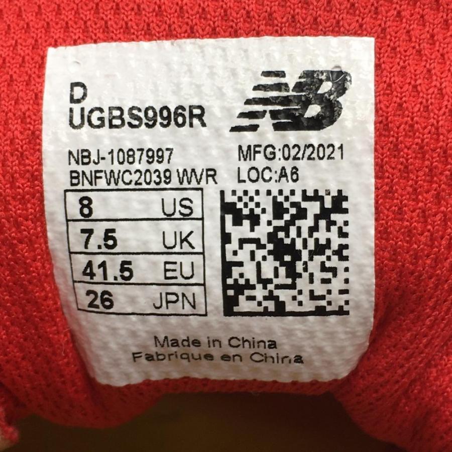 New Balance ニューバランス ゴルフシューズ レッド UGBS996R スパイク