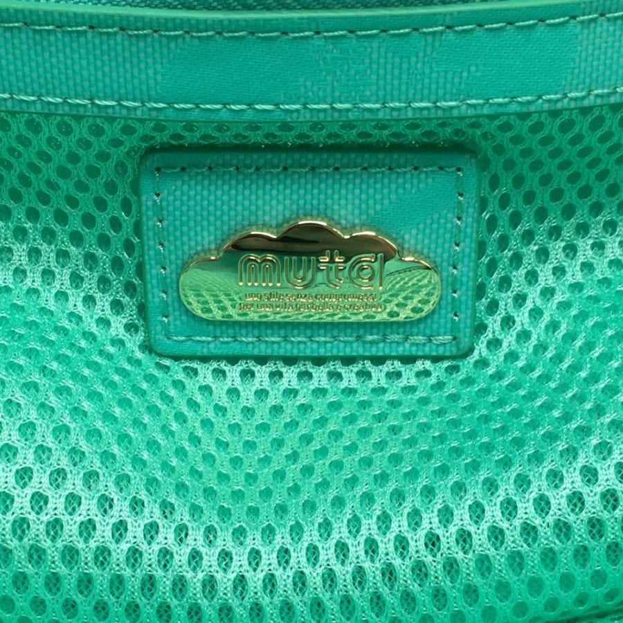 ムータマリン　蛍光グリーン バッグ 数字8 ムータマリン 蛍光グリーン バッグ 数字8 ムータマリン 蛍光