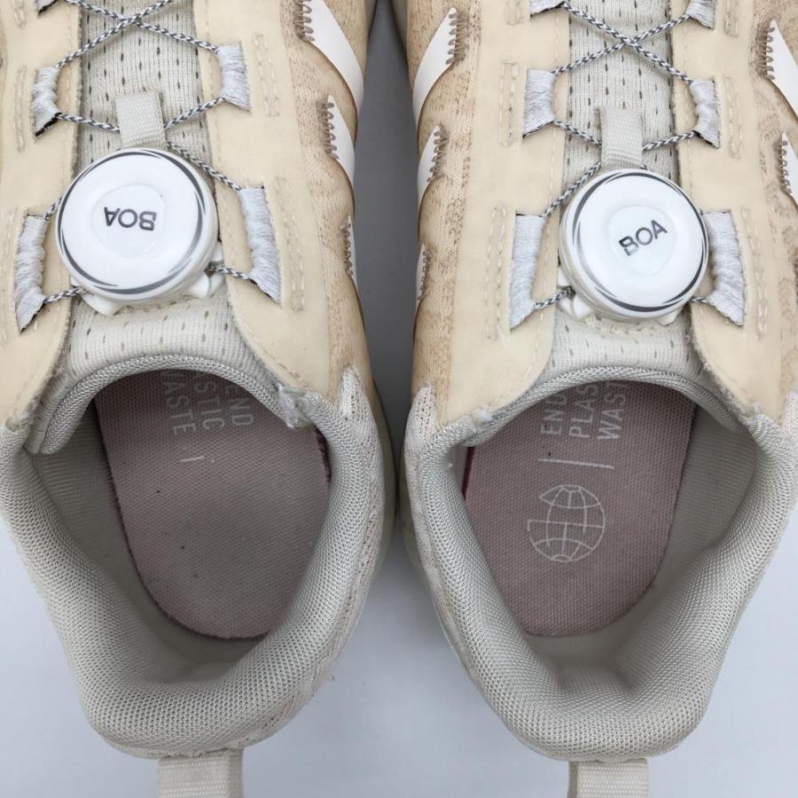 adidas（アディダス） ゴルフシューズ ピンクベージュ レオパード柄