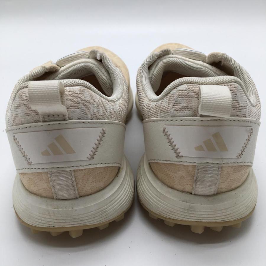 adidas（アディダス） ゴルフシューズ ピンクベージュ レオパード柄