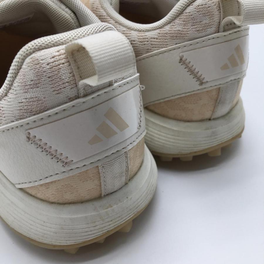 adidas（アディダス） ゴルフシューズ ピンクベージュ レオパード柄