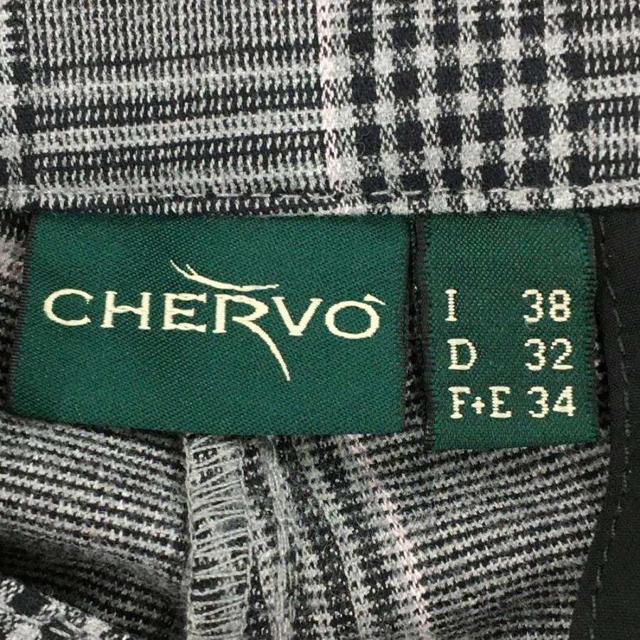 CHERVO（シェルボ） 【超美品】シェルボ パンツ グレー×黒 チェック