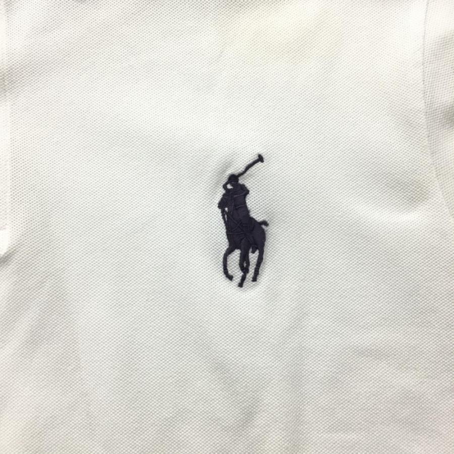 POLO GOLF ポロゴルフ 半袖ポロシャツ 白 襟ライン ビッグポニー