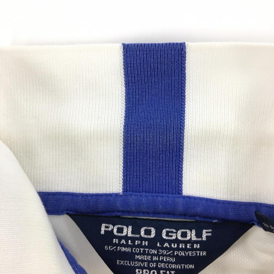 POLO GOLF ポロゴルフ 半袖ポロシャツ 白 ビッグポニー刺しゅう メンズ 