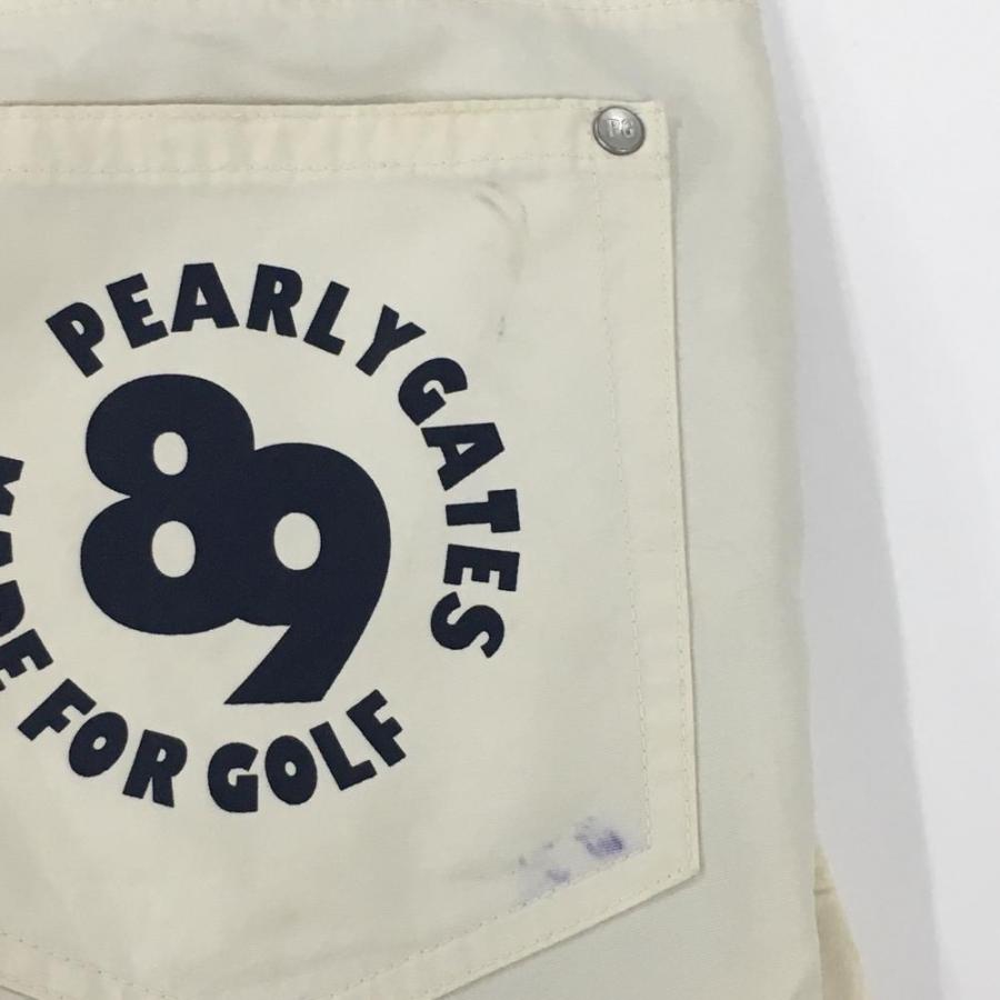 PEARLY GATES（パーリーゲイツ） パンツ アイボリー ヒップロゴ メンズ
