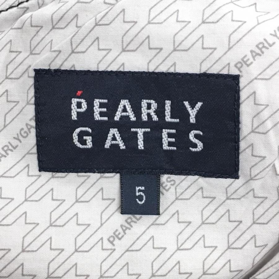 新品 パーリーゲイツ パンツ 千鳥柄 ネイビー Mサイズ（4） PEARLY GATES 【美品】パーリーゲイツ パンツ ネイビー×ダーク