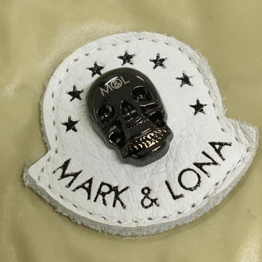 MARK&LONA（マークアンドロナ） ダウンジャケット ベージュ 裏スカル