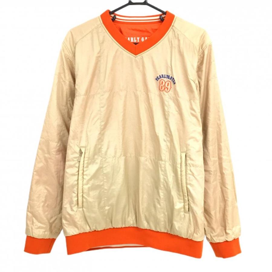 PEARLY GATES（パーリーゲイツ） 中綿リバーシブルスニード オレンジ