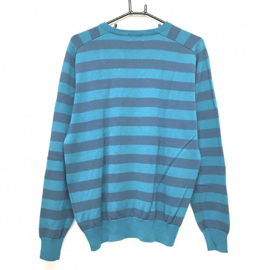 PEARLY GATES（パーリーゲイツ） セーター ブルーグリーン×グレー
