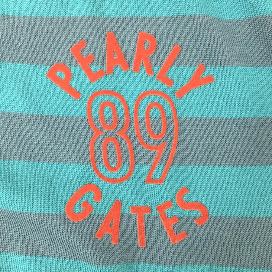 PEARLY GATES（パーリーゲイツ） セーター ブルーグリーン×グレー