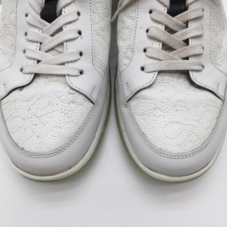 MARK&LONA（マークアンドロナ） ゴルフシューズ 白×黒 英字柄 HELVESKO