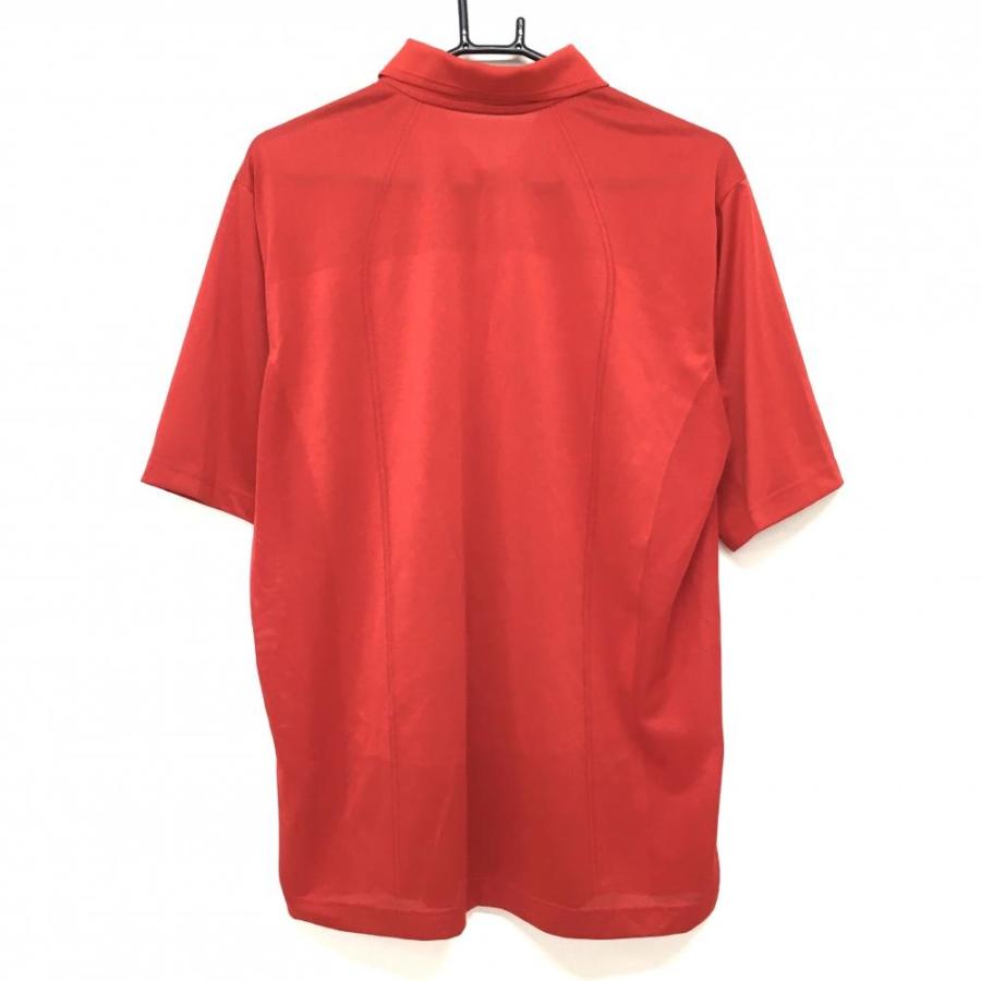 NIKE（ナイキ） 【美品】ナイキ 半袖ポロシャツ レッド×白 ハーフ