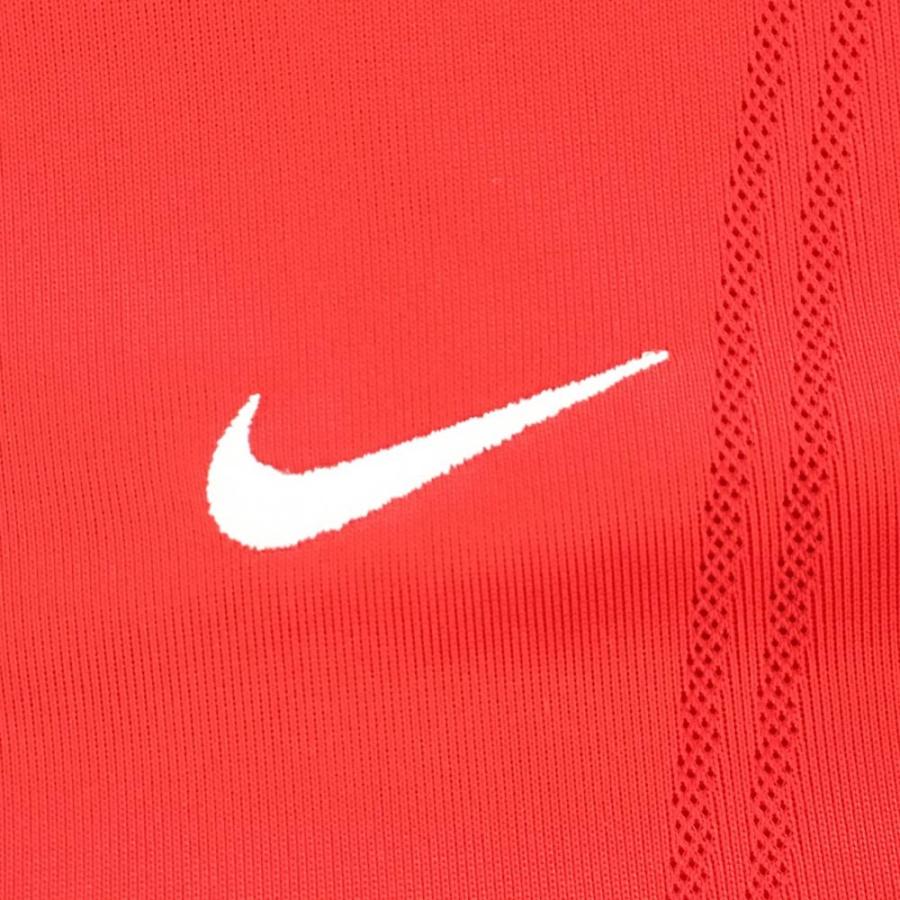 NIKE（ナイキ） 【美品】ナイキ 半袖ポロシャツ レッド×白 ハーフ