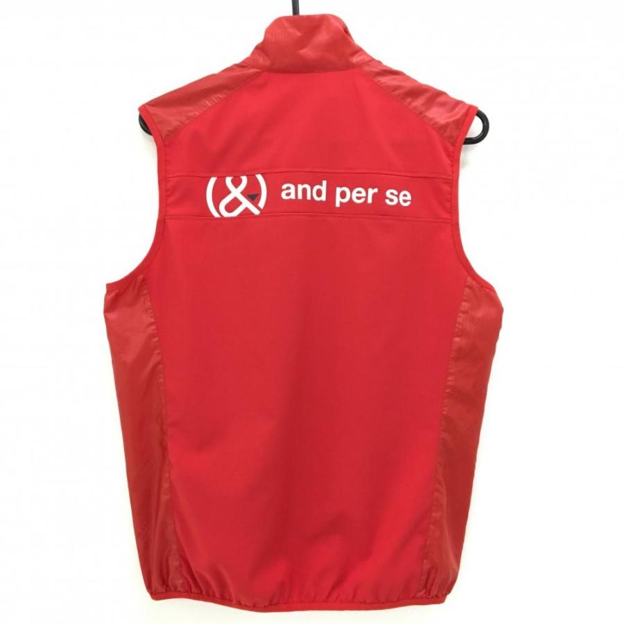 ★美品★ and per se メンズ 裏メッシュ ベスト M and per se（アンパスィ） 【超美品】アンパスィ アウターベスト