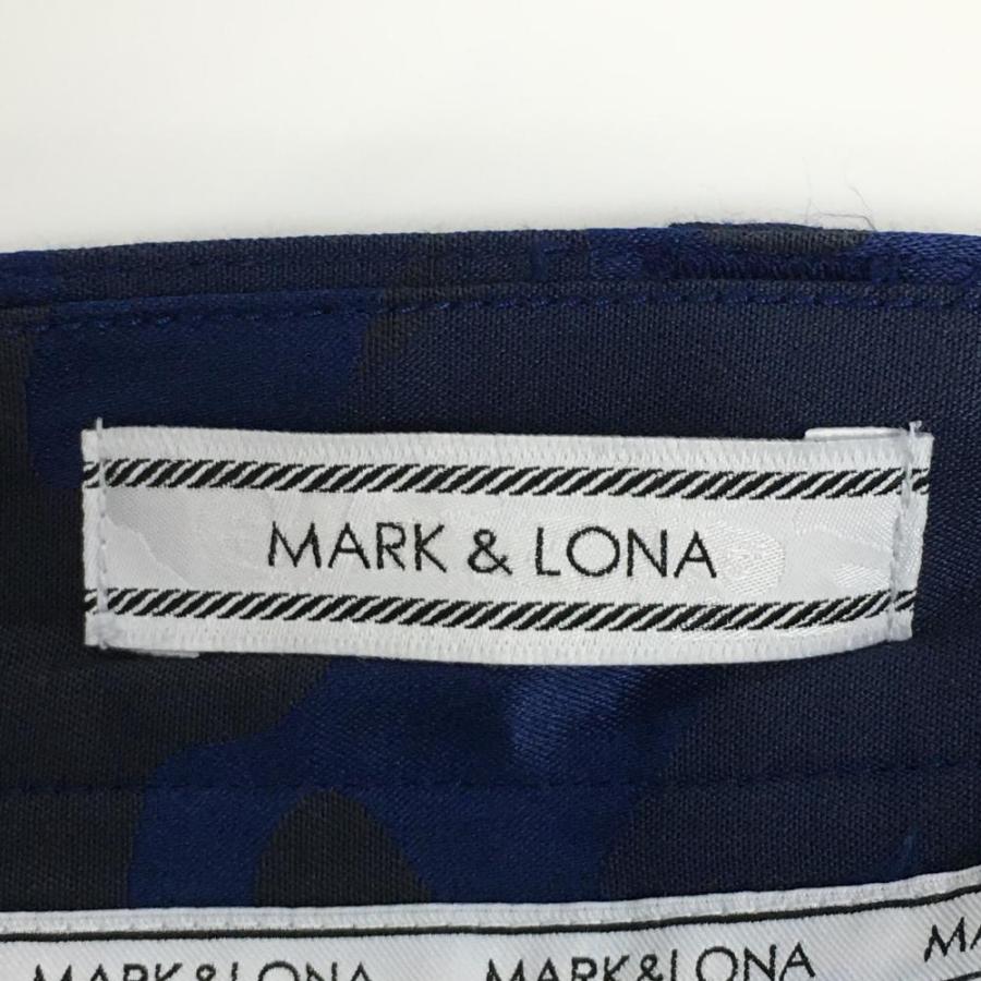 other - マーク＆ロナ ゴルフ パンツ ロング カモフラ柄 スカル ストレッチ ブルー M サイズ：S MARK&LONA マークアンドロナ ストレッチパンツ スカル