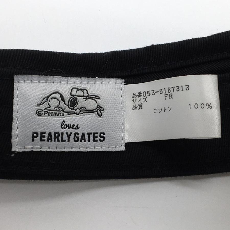 PEARLY GATES（パーリーゲイツ） パーリーゲイツ×PEANUTS サンバイザー